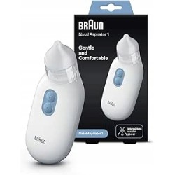 Outlet Aspirator do nosa Braun BNA100 dla dziecka Bateryjny 2 końcówki