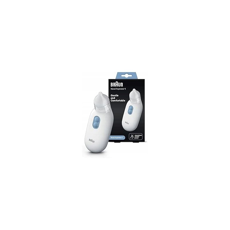 Outlet Aspirator do nosa Braun BNA100 dla dziecka Bateryjny 2 końcówki
