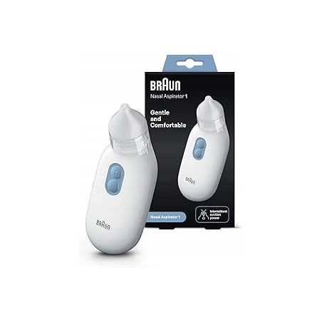 Outlet Aspirator do nosa Braun BNA100 dla dziecka Bateryjny 2 końcówki