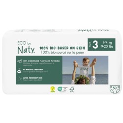 Pieluszki pampersy Eco by Naty EKO Rozmiar 3 50 szt. 0% plastiku