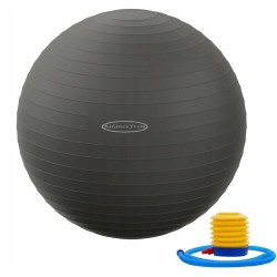 Outlet BALANCEFROM Piłka Gimnastyczna do ćwiczeń domowych 65cm Czarna