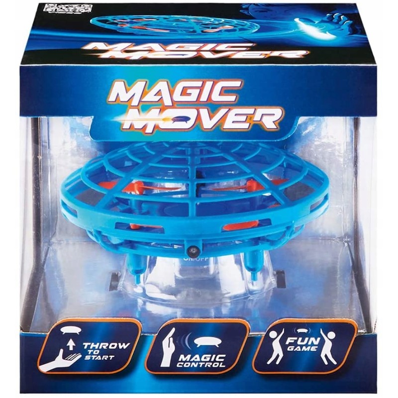 Outlet Dron Magic Mover niebieski z sensorami IR sterowany ruchem ręki