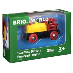 Outlet Lokomotywa Brio napęd elektryczny świetlne efekty żółto - czerwony