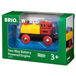 Outlet Lokomotywa Brio napęd elektryczny świetlne efekty żółto - czerwony