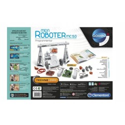 Outlet Zabawka konstrukcyjna Clementoni Robot MC 5.0 plastikowy biały 8 lat