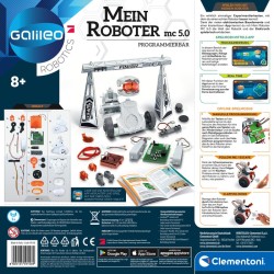 Outlet Zabawka konstrukcyjna Clementoni Robot MC 5.0 plastikowy biały 8 lat