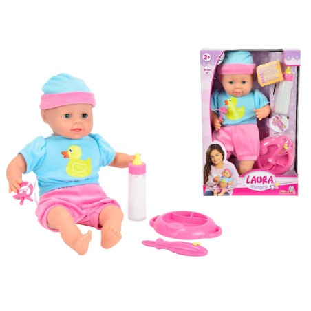 Outlet Lalka do Karmienia Bobas Laura SI-5010964 38cm OPIS