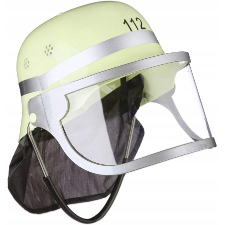 Outlet Relaxdays kask strażacki z daszkiem dla dzieci regulowany żółty