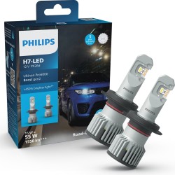 Outlet Philips żarówki LED H7 Ultinon Pro6000 BOOST GEN2 5800K +450% 2 szt