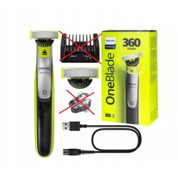 Outlet Golarka Philips OneBlade 360 QP2734/30 Trymer do Twarzy Brody Ciała