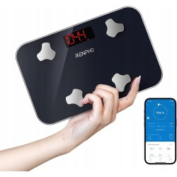 Outlet Renpho R-A009 mini waga łazienkowa elektroniczna Bluetooth BMI 181kg