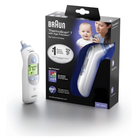 Outlet Termometr douszny Braun ThermoScan 7 IRT6520 Age Precision lekki