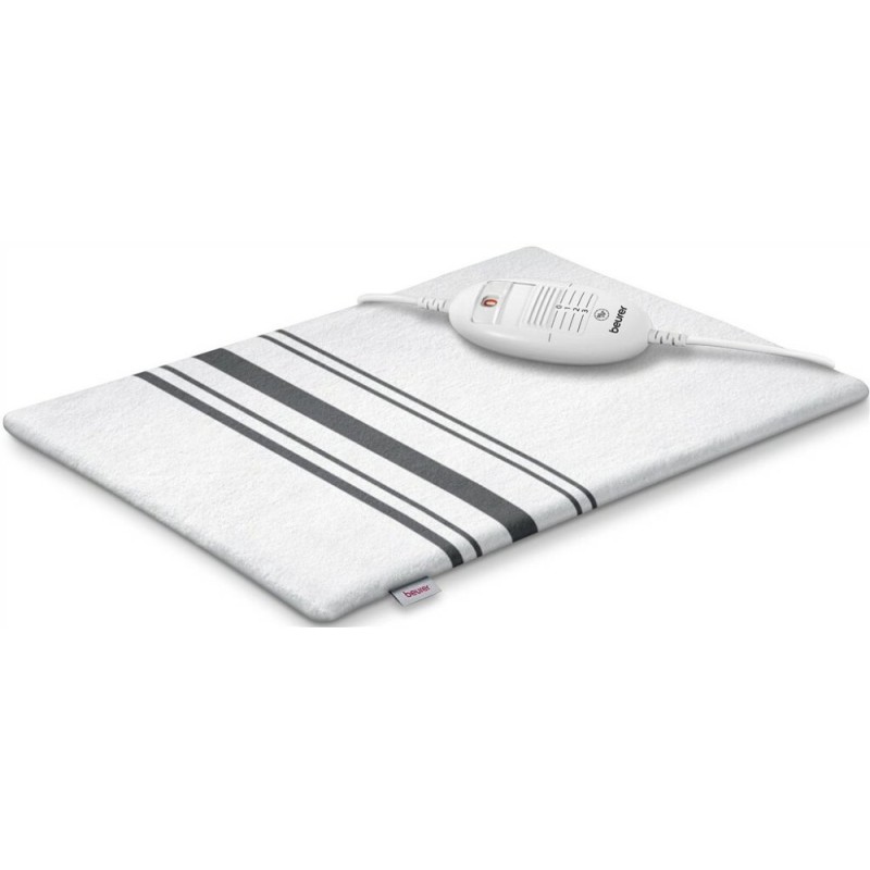 Beurer HK 25 poduszka grzewcza 100 W 40x30 cm 3 poziomy temp biało-szara