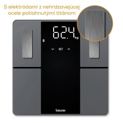 Outlet Waga łazienkowa Beurer BF 500 Analiza Składu Ciała z ekranem LCD