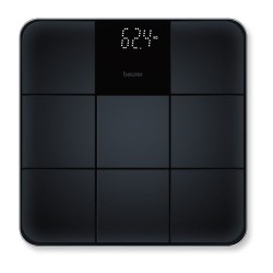 Outlet Waga Szklana Łazienkowa Beurer GS 235 z wyświetlaczem Magic Czarna