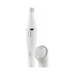 Outlet Braun Face Spa 810 depilator do twarzy wodoodporny biały bateryjne