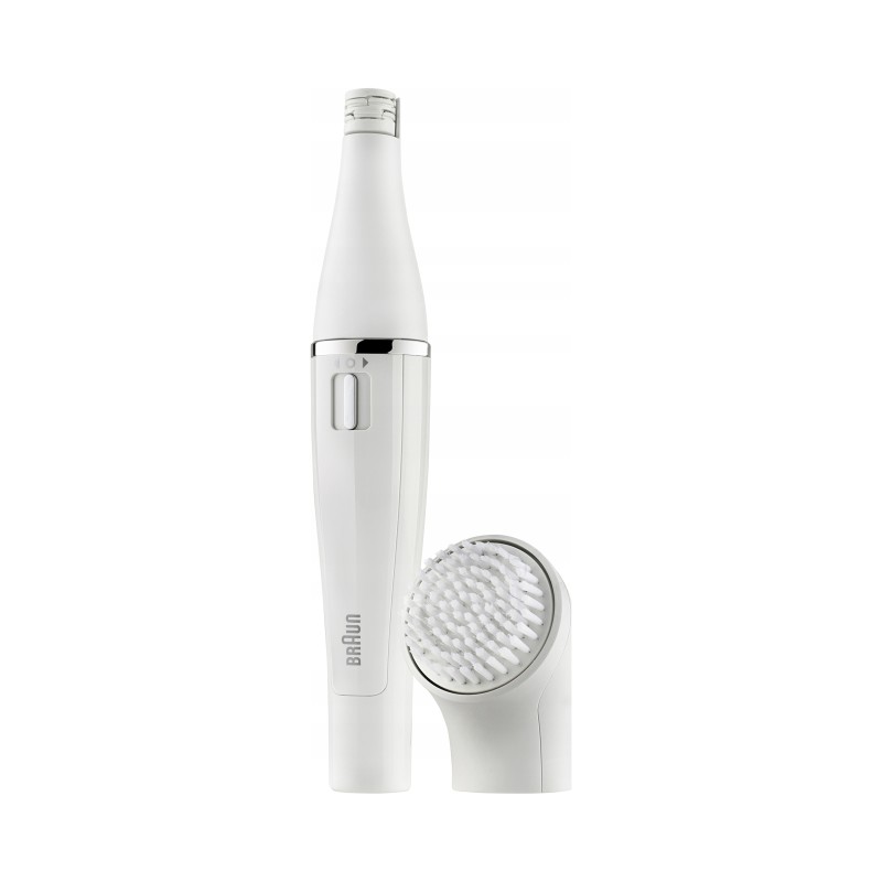 Outlet Braun Face Spa 810 depilator do twarzy wodoodporny biały bateryjne