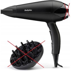 Outlet Suszarka do włosów BaByliss Turbo Smooth 2200W zimny nawiew Czarny