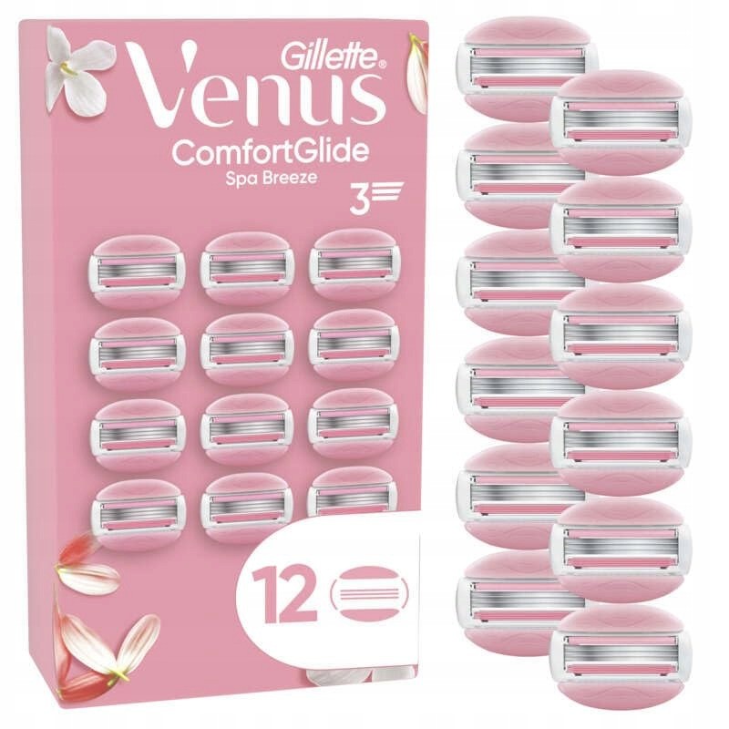 Gillette Venus ComfortGlide Spa Breeze 12 wkładów 3-lamelowych