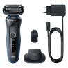 Outlet Braun Series 5 Golarka Elektryczna 51-B1200s z trymerem Niebieska