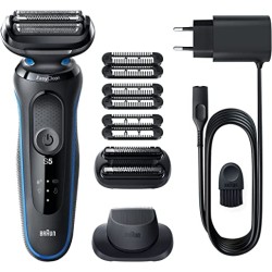 Outlet Braun Series 5 Golarka Elektryczna 51-B1200s z trymerem Niebieska