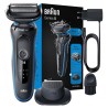Outlet Braun Series 5 Golarka Elektryczna 51-B1200s z trymerem Niebieska