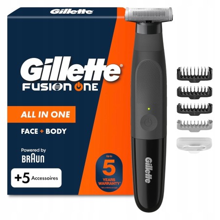 Outlet Trymer do ciała do stylizacji brody Gillette Fusion One 4 nasadki