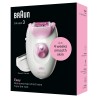 Outlet Depilator Braun Silk-épil 3-031 zasilanie przewodowe końcówki