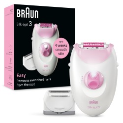 Outlet Depilator Braun Silk-épil 3-031 zasilanie przewodowe końcówki