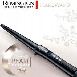 Outlet Lokówka Remington Pearl Wand CI951 Pearl LCD 210°C Etui Rękawica