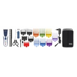 Outlet WAHL Maszynka do Włosów Color Pro Cordless Combo Srebrna + Akcesoria