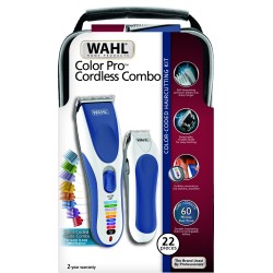 Outlet WAHL Maszynka do Włosów Color Pro Cordless Combo Srebrna + Akcesoria