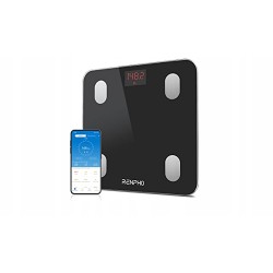 Outlet RENPHO elektroniczna waga łazienkowa 180 kg LED technologia Step-On