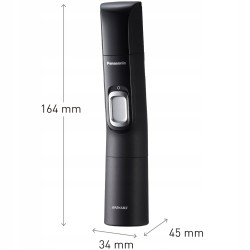 Outlet Trymer do nosa i uszu Panasonic ER-GN300K503 Bezprzewodowy Czarny
