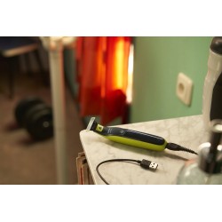 Outlet Golarka Philips OneBlade z ostrzem 360 etui 3 nasadki do zarostu