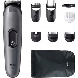 Outlet Maszynka Do Strzyżenia Włosów i Brody Golarka Braun All-In-One