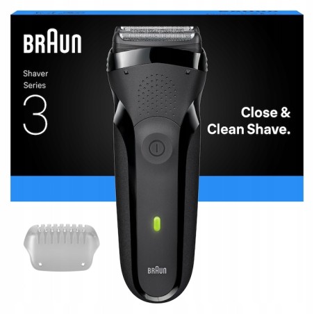 Outlet Golarka męska elektryczna BRAUN Series 3 300S Czarny
