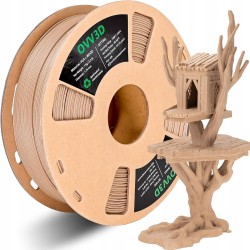 Outlet Filament OVV3D Wood PLA Dąb 1,75 mm 0,2 kg z włóknami drewna