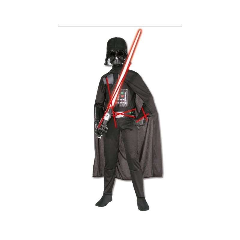 Outlet Strój Darth Vadera Lord Vader Star Wars 134-140cm 9-10 lat maska