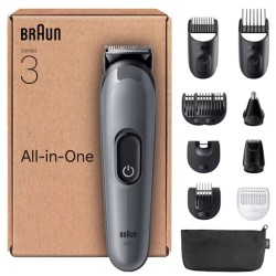 Outlet Trymer wielofunkcyjny 11w1 Braun AIO3565 Seria 3 14 długości Czarny