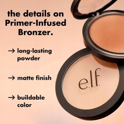 e.l.f. Matowy Bronzer do Twarzy Primer-Infused 10g 0.35 OZ