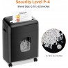 Outlet Niszczarka 15L Amazon Basics C217-C 8 arkuszy CD P-4 Czarny