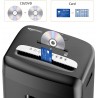 Outlet Niszczarka 15L Amazon Basics C217-C 8 arkuszy CD P-4 Czarny