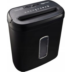Outlet Niszczarka 15L Amazon Basics C217-C 8 arkuszy CD P-4 Czarny