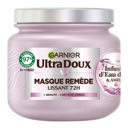 GARNIER ULTRA DOUX WYGŁADZAJĄCA MASKA DO WŁOSÓW REMEDY 72H 340 ML