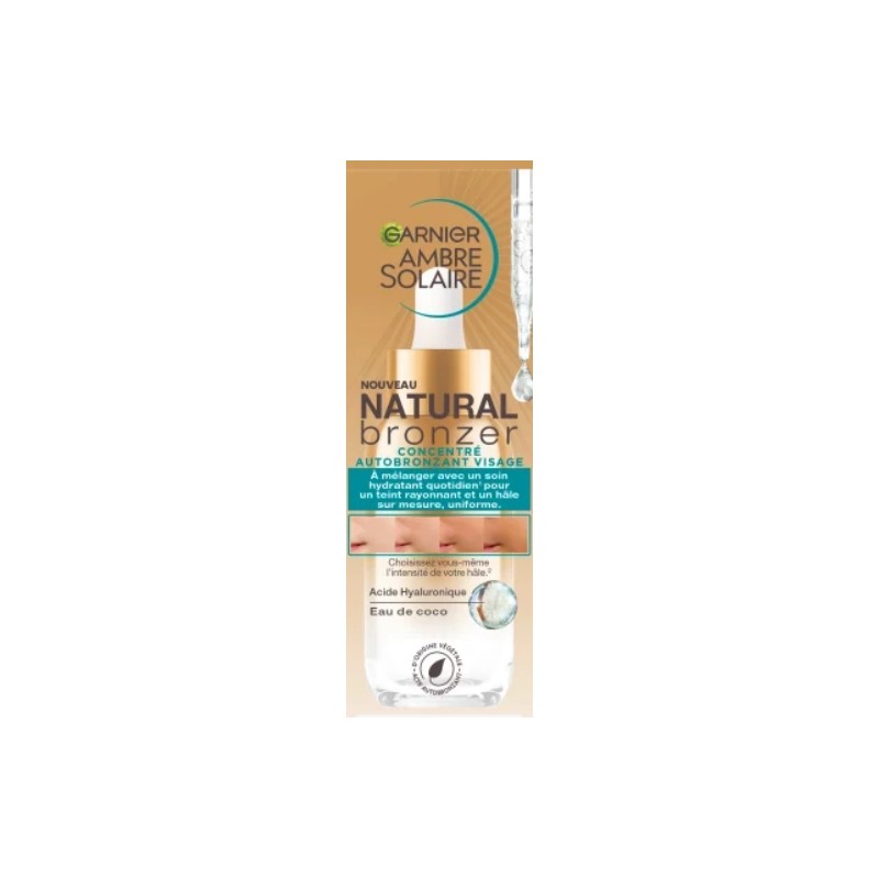 Garnier Ambre Solaire Koncentrat Samoopalający do twarzy Bronzer 30 ml