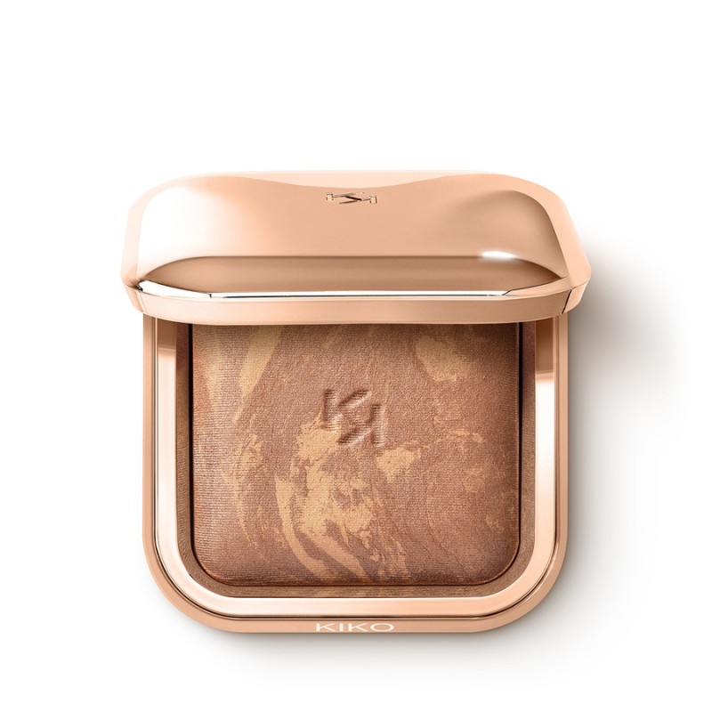KIKO MILANO Silky Glow Baked Bronzer Spiekany Puder Brązujący 02 Terracotta