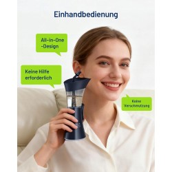 Outlet Irygator do uszu KAUGIC 2 w 1 ergonomiczny czarny do czyszczenia