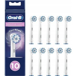 Końcówki do szczoteczki Oral-B Sensitive Clean 10 sztuk białe