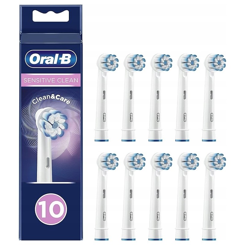 Końcówki do szczoteczki Oral-B Sensitive Clean 10 sztuk białe